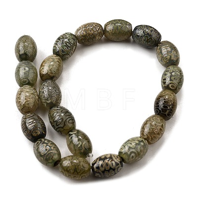 Tibetan Style dZi Beads Strands G-S389-A11-1