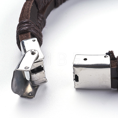 Leather Cord Bracelets BJEW-F291-46B-1