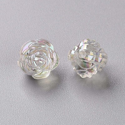 Transparent Acrylic Beads TACR-S154-33C-205-1