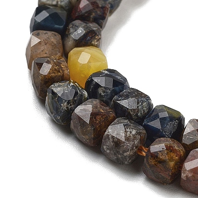 Natural Pietersite Beads Strands G-H042-A10-02-1