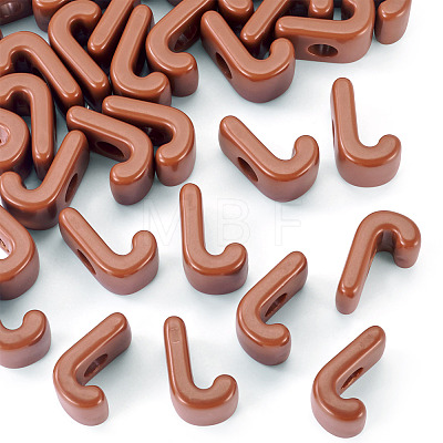 Opaque Acrylic European Beads LS-OACR-TAC0019-006J-1