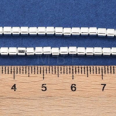 Electroplated Synthetic Non-Magnetic Hematite Beads Strands G-U003-18A-02-1