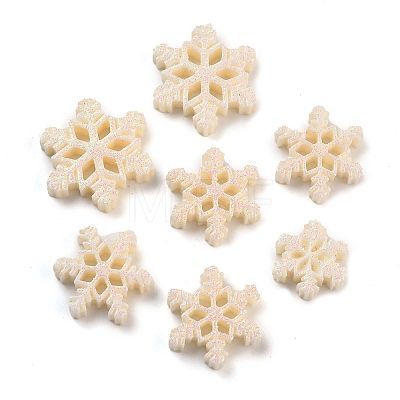 Olycraft 100Pcs 3 Styles Opaque Resin Decoden Cabochons RESI-XCP0002-20-1