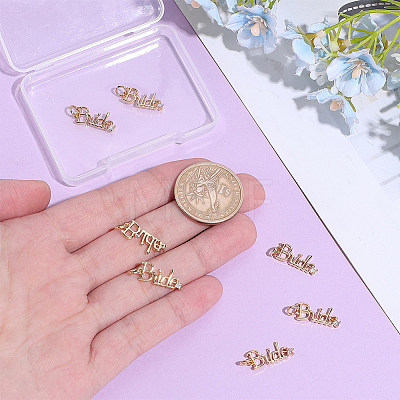 8Pcs Rack Plating Brass Micro Pave Clear Cubic Zirconia Pendants KK-BBC0029-15-1