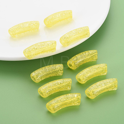 Transparent Crackle Acrylic Beads CACR-S009-001B-N85-1