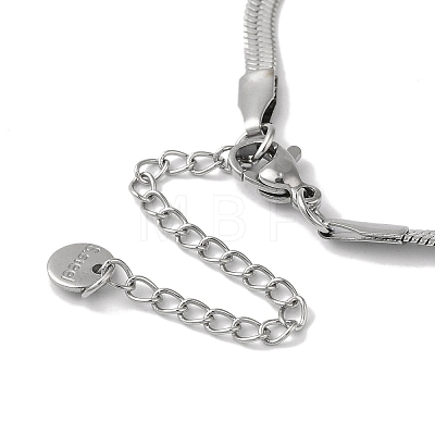 304 Stainless Steel Snake Chain Necklaces NJEW-I126-07P-1