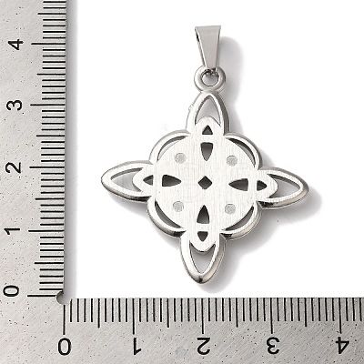 Non-Tarnish 304 Stainless Steel Pendants STAS-L081-033P-1