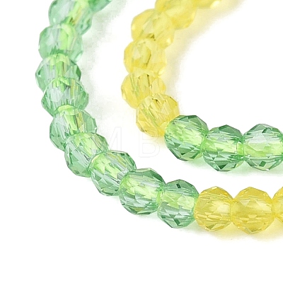 Transparent Glass Beads Strands GLAA-N074-01A-05-1