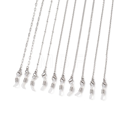 304 Stainless Steel  Eyeglasses Chains AJEW-EH00407-1