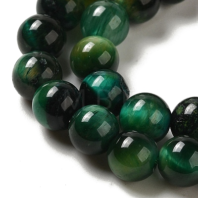 Dyed Natural Tiger Eye Beads Strands G-G102-A01-02-1
