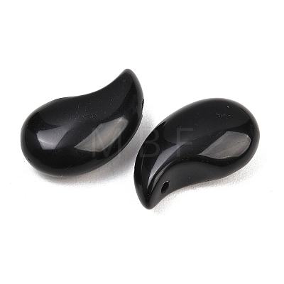 Natural Obsidian Pendants G-B195-03H-1