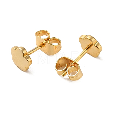 Brass Earrings EJEW-O003-01F-G-1