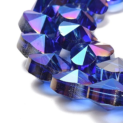 Electroplate Glass Beads Strands EGLA-B004-01A-AB03-1