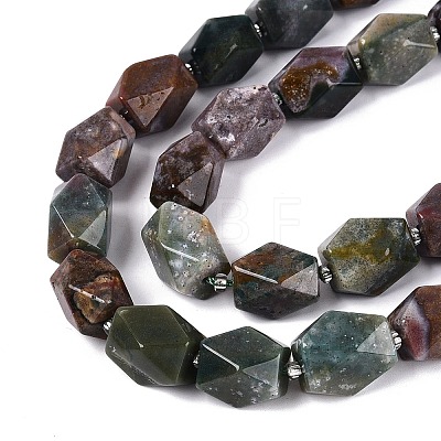Natural Indian Agate Beads Strands G-Q608-11B-1