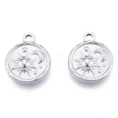 Non-Tarnish 201 Stainless Steel Pendants STAS-N098-182P-1