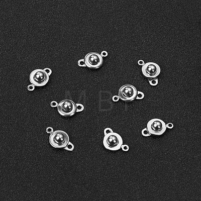 GOMAKERER 20Pcs 201 Stainless Steel Snap Clasps STAS-GO0001-18G-1