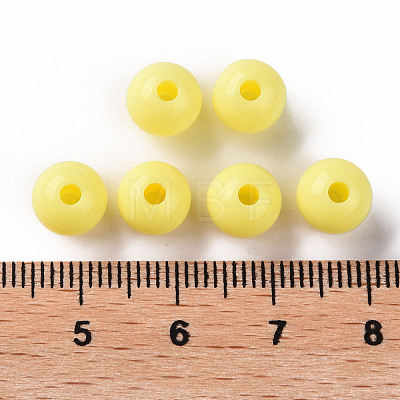 Opaque Acrylic Beads MACR-S370-C8mm-A10-1