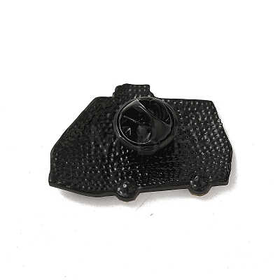 Black Alloy Brooches JEWB-S014-02A-1