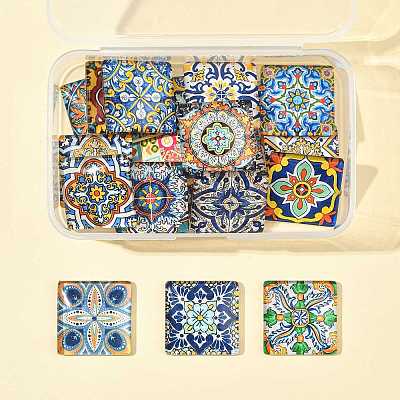 1 Bag Glass Cabochons GGLA-FS0001-19B-1