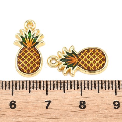 Alloy Colorful Enamel Pendants FIND-C095-12G-1