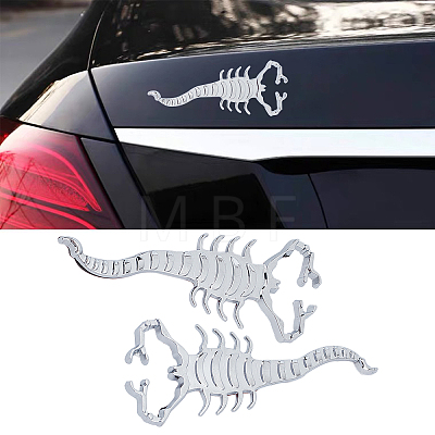 Alloy Car Stickers AJEW-WH0118-86-1