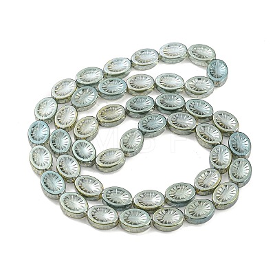 Electroplate Glass Beads Strands EGLA-G037-13A-FP01-1