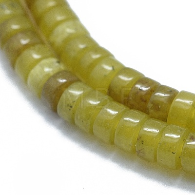 Natural Korea Olive Jade Beads Strands G-F631-A08-1