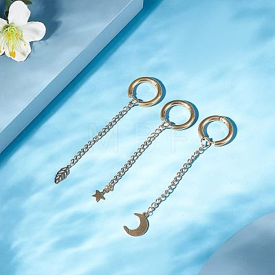 Unicraftale DIY 304 Stainless Steel Earring Making Kits DIY-UN0001-71G-1