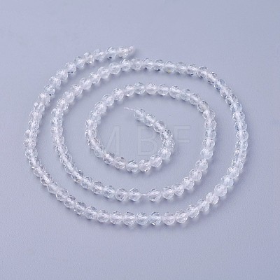 Natural White Topaz Beads Strands G-F619-28-3mm-1