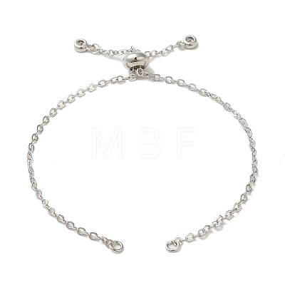 Rack Plating Brass Cable Chain Link Bracelet Making KK-TAC0016-05P-1