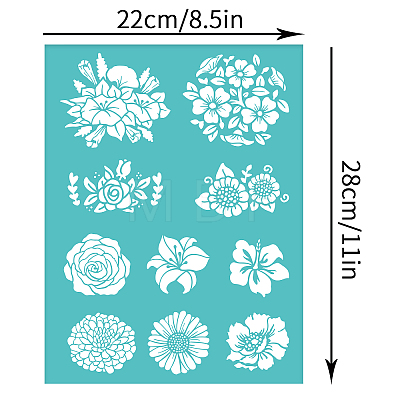 Self-Adhesive Silk Screen Printing Stencil DIY-WH0173-021-E-1