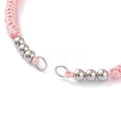 Adjustable Braided Polyester Cord Bracelet Making AJEW-JB00849-03-1