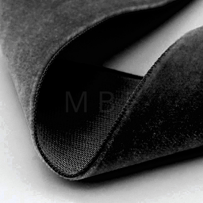 Polyester Velvet Ribbon for Gift Packing and Festival Decoration SRIB-M001-15mm-030-1
