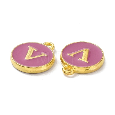 Golden Plated Alloy Enamel Charms ENAM-XCP0001-13V-1