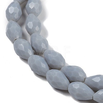 Opaque Solid Color Beads Strands EGLA-N013-P8mm-D05-1