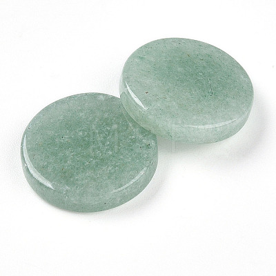 Natural Green Aventurine Cabochons G-T141-33G-1