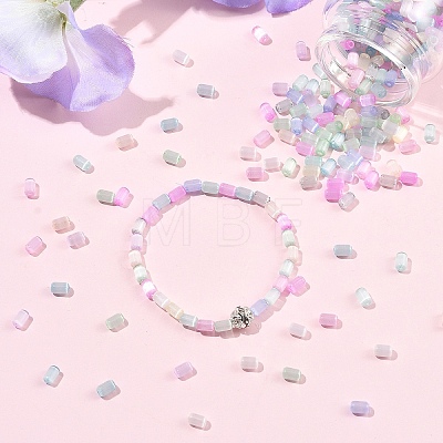 550Pcs 11 Colors Drawbench Style Glass Seed Beads SEED-YW0003-22-1