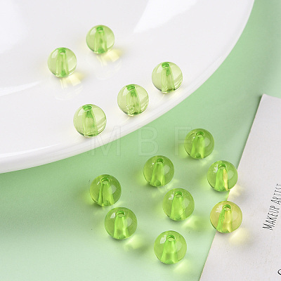 Transparent Acrylic Beads X-MACR-S370-A10mm-729-1