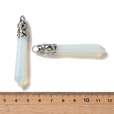 Opalite Pointed Big Pendants G-Z055-01P-26-1