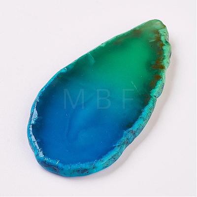 Natural Slice Agate Cabochons G-K190-02-1