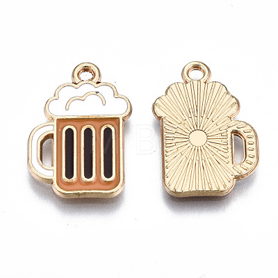 Eco-Friendly Alloy Enamel Pendants ENAM-Q437-048-NR-1