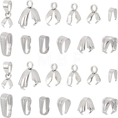 120Pcs Bail Kit for DIY Pendant Making STAS-UN0031-22-1