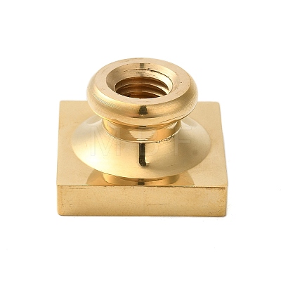 Golden Tone Wax Seal Brass Stamp Heads AJEW-U008-02G-15-1