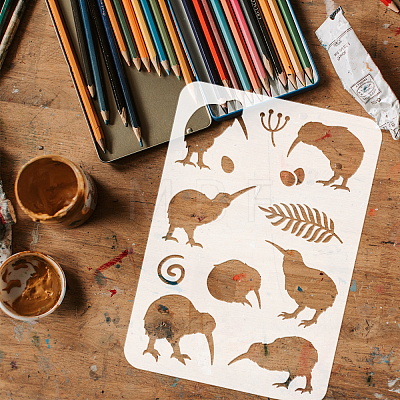 Plastic Drawing Painting Stencils Templates DIY-WH0396-0063-1