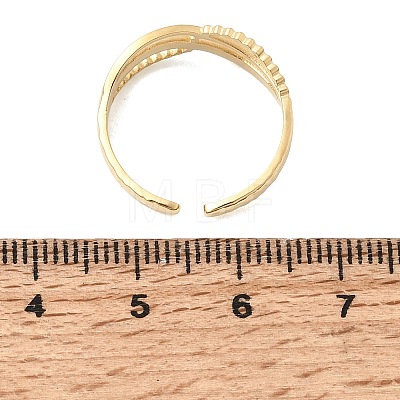 Irregular 304 Stainless Steel Cuff Open Rings SA-CBA5136-04G-1
