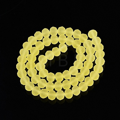 Transparent Glass Beads Strands X-EGLA-A044-T8mm-MD29-1