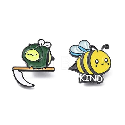 Bee Enamel Pins JEWB-Q027-05EB-01-1
