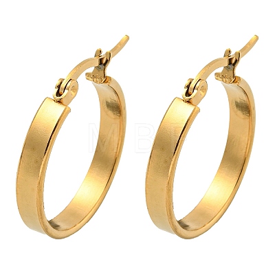 PVD Vacuum Plating 202 Stainless Steel Hoop Earring EJEW-H003-35G-02-1