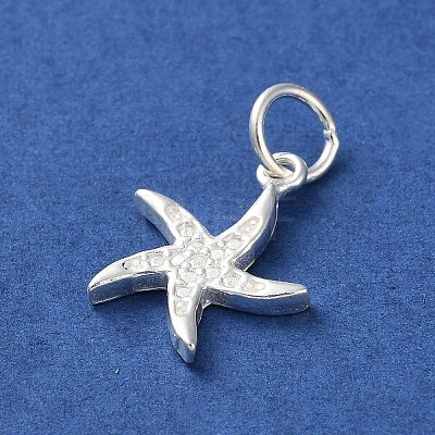 925 Sterling Silver Sea Animal Starfish Charms STER-E071-02S-06-1