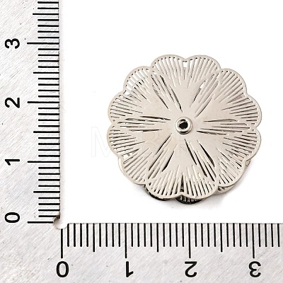 Brass Bead Caps KK-C167-03E-P-1